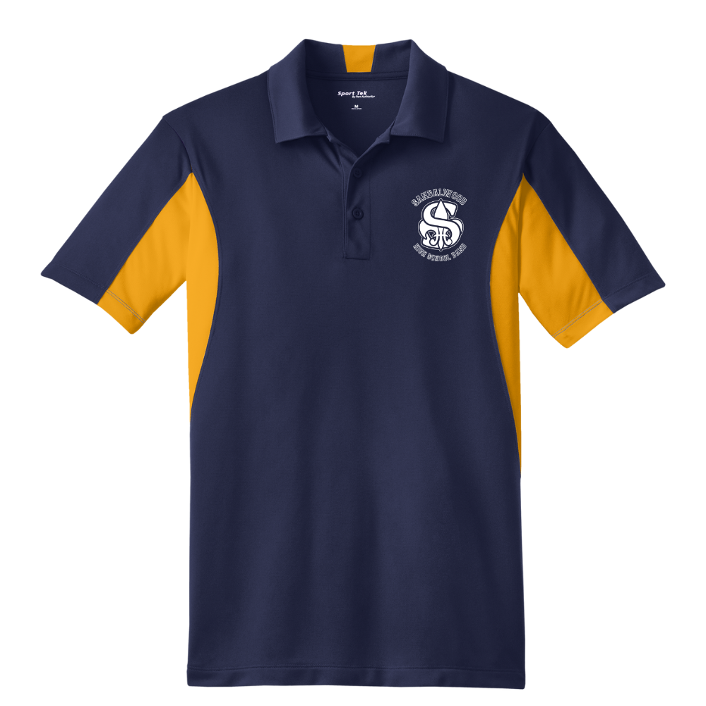 SAINTS HIGH SCHOOL BAND POLO (NAVY/GOLD) UNISEX