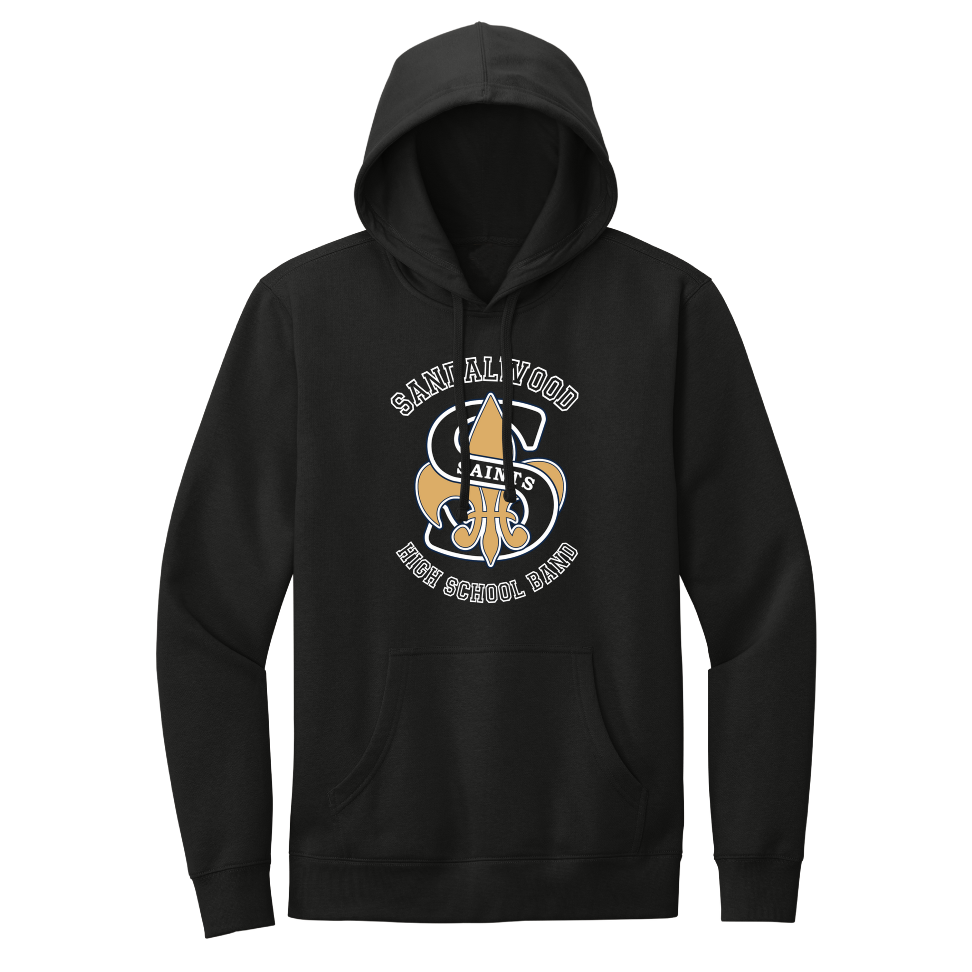 SAINTS BAND HOODIE BLACK Extra small